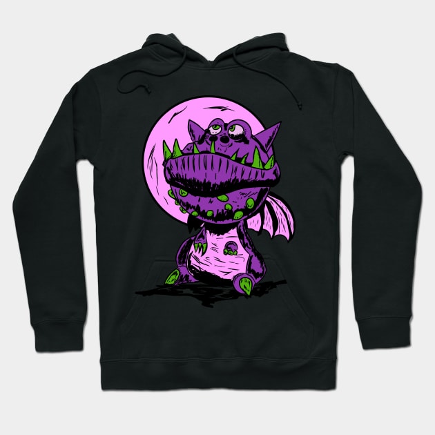 The Dragon Monster Hoodie by RG Illustration
